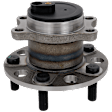 Rear, Driver or Passenger Side Wheel Hub, With Bearing, With Sensor, 5 x 4.5 in. Bolt Pattern