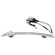 Front, Driver Side Power Window Regulator, With Motor