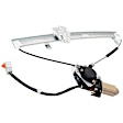 Front, Passenger Side Power Window Regulator, With Motor