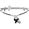 Front, Passenger Side Power Window Regulator, With Motor