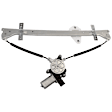 Front, Passenger Side Power Window Regulator, With Motor