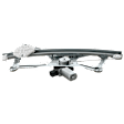 Sedan Front, Passenger Side Power Window Regulator, With Motor