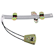 Sedan Front, Passenger Side Manual Window Regulator, Without Motor