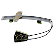 Sedan Front, Passenger Side Manual Window Regulator, Without Motor