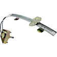 Sedan Front, Driver Side Manual Window Regulator, Without Motor