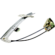 Sedan Front, Driver Side Manual Window Regulator, Without Motor