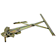 Coupe Front, Driver Side Manual Window Regulator, Without Motor