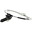 Front, Passenger Side Power Window Regulator, With Motor