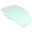 1996-2000 Honda Civic - Front, Passenger Side Door Glass, Green Tint, 4-Door, Sedan, Replaces NAGS No. FD05577 GTYN