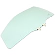 Front, Driver Side Door Glass, Green Tint, With Clips, 4-Door, Sedan, Canada/USA Built Vehicle, Replaces NAGS No. FD21061 GTYN