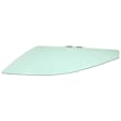 Front, Driver Side Door Glass, Green Tint, With Clips, 4-Door, Sedan, Canada/USA Built Vehicle, Replaces NAGS No. FD21061 GTYN
