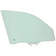Front, Driver Side Door Glass, Green Tint, With Clips, 4-Door, Sedan, Canada/USA Built Vehicle, Replaces NAGS No. FD21061 GTYN