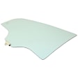 Rear, Passenger Side Door Glass, Green Tint, Replaces NAGS No. FD24683 GTYN