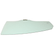 Rear, Passenger Side Door Glass, Green Tint, Replaces NAGS No. FD24683 GTYN