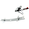 Rear, Driver Side Power Window Regulator, With Motor