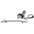 Rear, Driver Side Power Window Regulator, With Motor