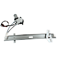 Rear, Driver Side Power Window Regulator, With Motor
