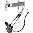 Rear, Passenger Side Power Window Regulator, With Motor