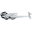 Sedan Rear, Passenger Side Power Window Regulator, With Motor