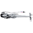 Sedan Rear, Driver Side Power Window Regulator, With Motor