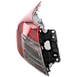 Driver Side, Outer LED Tail Light, With bulb(s), OE Comparable Finish, Sedan