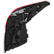 Driver Side, Outer LED Tail Light, With bulb(s), OE Comparable Finish, Sedan