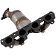 Front Catalytic Converter, Federal EPA Standard, 46-State Legal (Cannot ship to CA, CO, NY or ME), With Integrated Exhaust Manifold, 1.6L Engine
