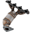 Front Catalytic Converter, Federal EPA Standard, 46-State Legal (Cannot ship to CA, CO, NY or ME), With Integrated Exhaust Manifold, 1.6L Engine
