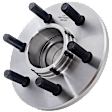 Front, Driver or Passenger Side Wheel Hub, With Bearing, RWD