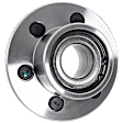 Front, Driver or Passenger Side Wheel Hub, With Bearing, RWD