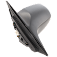 Sedan Driver Side Mirror, Power Adjust, Non-Heated, Non-Folding, Paintable, No Signal Light, No Memory, No Puddle Light, No Auto-Dim, No Blind Spot Feature
