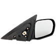 2001-2005 Honda Civic - Sedan Passenger Side Mirror, Power Adjust, Non-Heated, Non-Folding, Paintable, No Signal Light, Without Memory Recall, No Puddle Light, No Auto-Dimming, No Blind Spot Feature