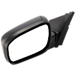 Driver Side Mirror, Power Adjust, Non-Heated, Manual Folding, Paintable, No Signal Light, No Memory, No Puddle Light, No Auto-Dim, No Blind Spot Feature