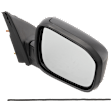 Sedan Passenger Side Mirror, Power Adjust, Non-Heated, Manual Folding, Paintable, No Signal Light, No Memory, No Puddle Light, No Auto-Dim, No Blind Spot Feature