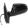 Driver Side Mirror, Power Adjust, Manual Folding, Non-Heated, Paintable, No Signal Light, No Memory, No Puddle Light, No Auto-Dimming, No Blind Spot Feature
