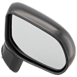 Sedan Passenger Side Mirror, Manual Adjust, Non-Heated, Manual Folding, Textured Black, No Signal Light, No Memory, No Puddle Light, No Auto-Dim, No Blind Spot Feature