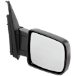 Passenger Side Mirror, Manual Adjust, Manual Folding, Non-Heated, Paintable, No Signal Light, No Memory, No Puddle Light, No Auto-Dimming, No Blind Spot Feature