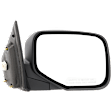 Passenger Side Mirror, Power Adjust, Manual Folding, Heated, Paintable, No Signal Light, No Memory, No Puddle Light, No Auto-Dimming, No Blind Spot Feature