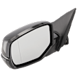 Driver Side Mirror, Power Adjust, Manual Folding, Heated, Paintable, In-housing Signal Light, No Memory, No Puddle Light, No Auto-Dimming, No Blind Spot Feature