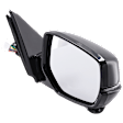 Passenger Side Mirror, Power Adjust, Manual Folding, Heated, Paintable, In-housing Signal Light, No Memory, No Puddle Light, No Auto-Dimming, No Blind Spot Feature