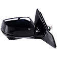 Passenger Side Mirror, Power Adjust, Manual Folding, Heated, Paintable, In-housing Signal Light, No Memory, No Puddle Light, No Auto-Dimming, No Blind Spot Feature