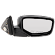 Sedan Passenger Side Mirror, Power Adjust, Heated, Manual Folding, Paintable, No Signal Light, No Memory, No Puddle Light, No Auto-Dim, No Blind Spot Feature