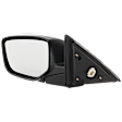 Coupe Driver Side Mirror, Power Adjust, Non-Heated, Manual Folding, Paintable, No Signal Light, No Memory, No Puddle Light, No Auto-Dim, No Blind Spot Feature
