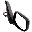 Passenger Side Mirror, Power Adjust, Manual Folding, Heated, Paintable, No Signal Light, No Memory, No Puddle Light, No Auto-Dimming, No Blind Spot Feature