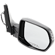 Passenger Side Mirror, Power Adjust, Manual Folding, Non-Heated, Textured Black, No Signal Light, No Memory, No Puddle Light, No Auto-Dimming, No Blind Spot Feature