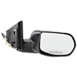 Passenger Side Mirror, Power Adjust, Manual Folding, Non-Heated, Textured Black, No Signal Light, No Memory, No Puddle Light, No Auto-Dimming, No Blind Spot Feature
