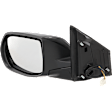 Driver Side Mirror, Power Adjust, Manual Folding, Non-Heated, Paintable, No Signal Light, No Memory, No Puddle Light, No Auto-Dimming, No Blind Spot Feature