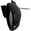 Passenger Side Mirror, Power Adjust, Heated, Manual Folding, Paintable, No Signal Light, No Memory, No Puddle Light, No Auto-Dim, No Blind Spot Feature