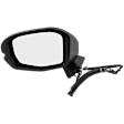Driver Side Mirror, Power Adjust, Non-Heated, Manual Folding, Paintable, No Signal Light, No Memory, No Puddle Light, No Auto-Dim, No Blind Spot Feature