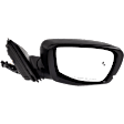 Passenger Side Mirror, Power Adjust, Heated, Manual Folding, Paintable, In-housing Signal Light, With Memory, No Puddle Light, No Auto-Dim, With Blind Spot Detection in Glass